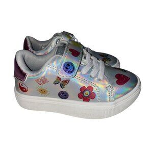 New Steve Madden Little Girls Sticker Sneakers Size 7